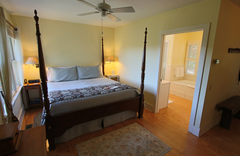 Guest room at Orchard Inn and Cottages.