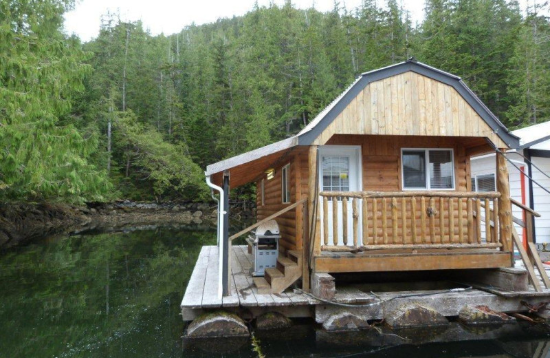 Cabin exterior at Black Gold Lodge