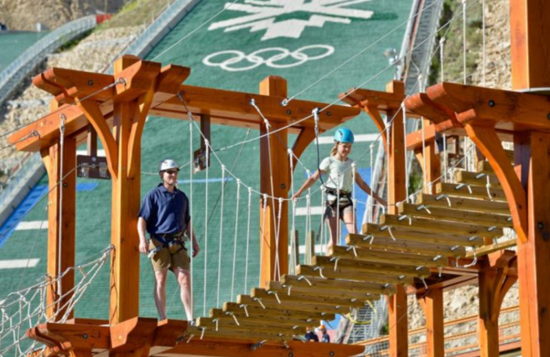 Adventure ropes at Padzu Vacation Homes - Park City.