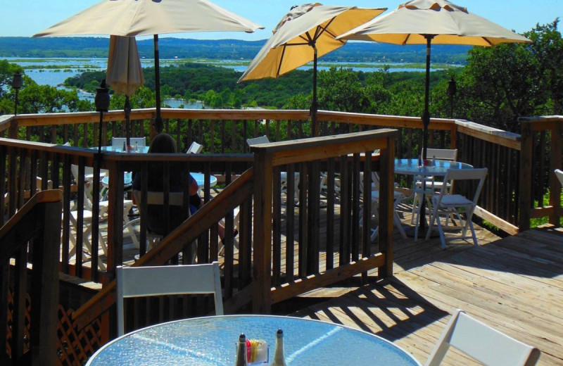 Patio at Canyon of the Eagles.