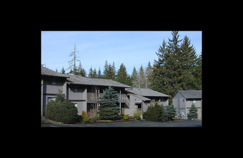 Exterior view of Olympic Suites Inn.