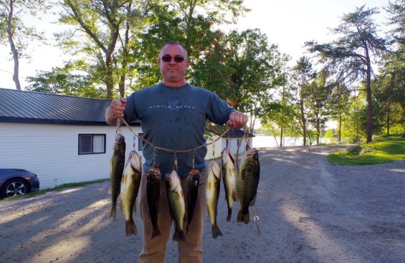 Fishing at Deluxe Camp.