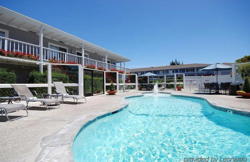 Outdoor pool at Monterey Bay Lodge.