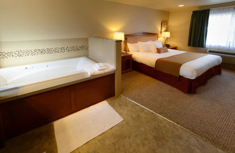 Guest room at Obertal Inn.