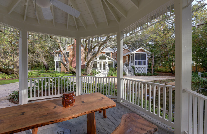 Gazebo at The Grey Owl Inn.