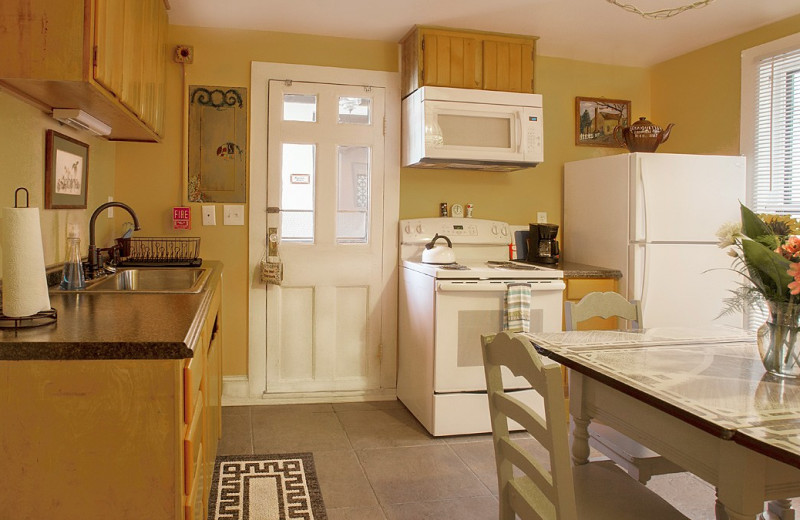 Guest kitchen at St. Francis Inn.