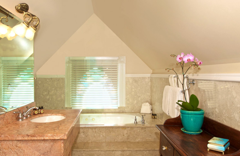 Guest bathroom at The Southernmost House.