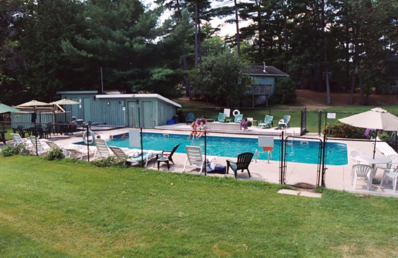 Outdoor pool at the Pine Vista Resort.