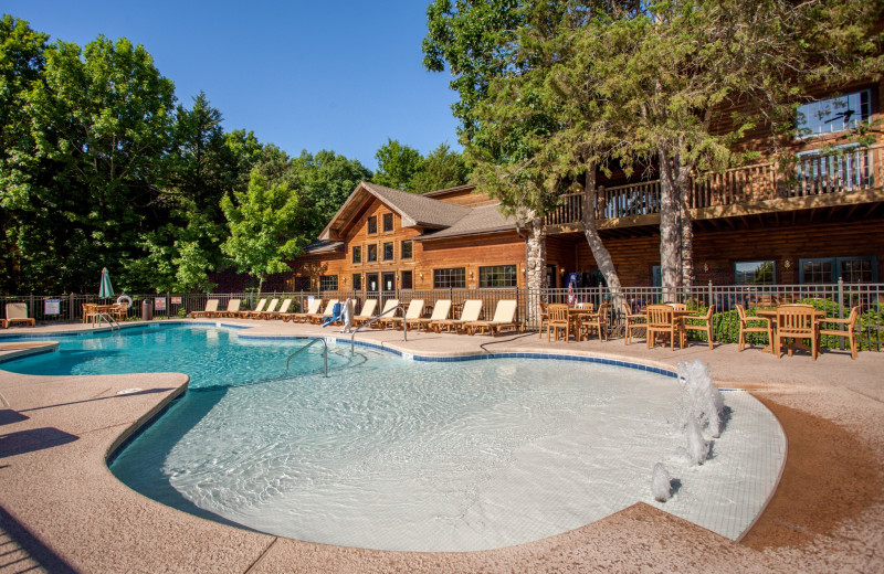 Outdoor pool at The Village At Indian Point Resort and Conference Center.