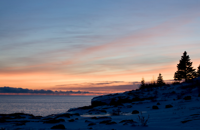 Sunrise at Surfside on Lake Superior.