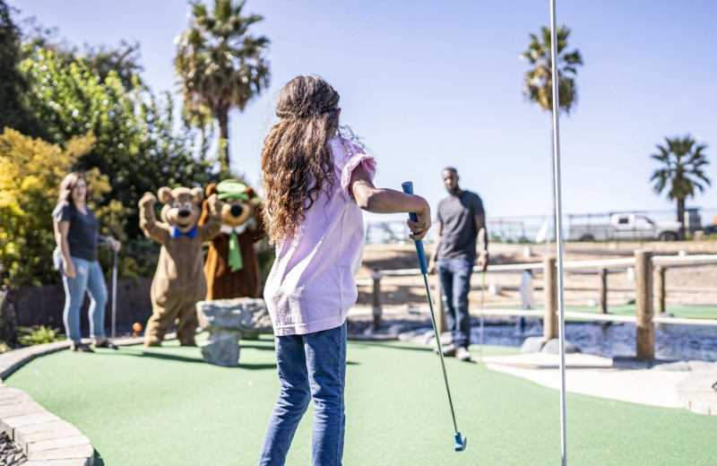 Mini golf at Yogi Bear's Jellystone Park Tower Park.