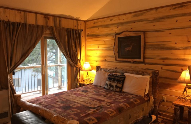 Guest room at The North Face Lodge.