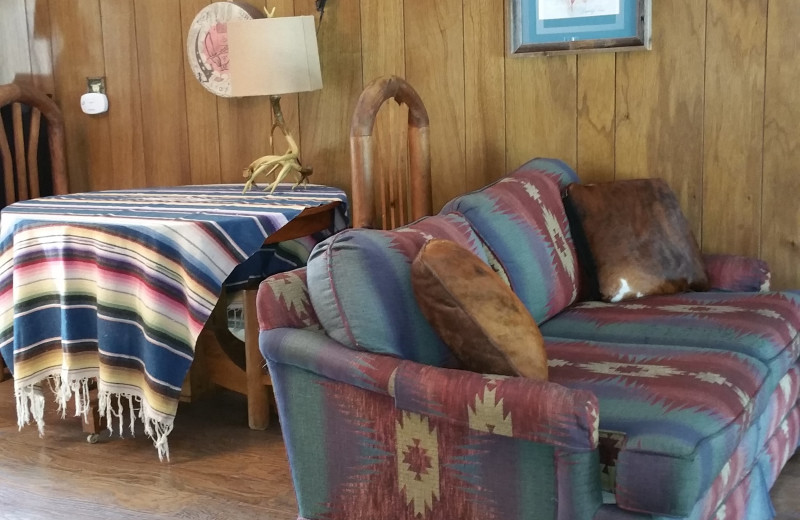 Guest room at The North Face Lodge.