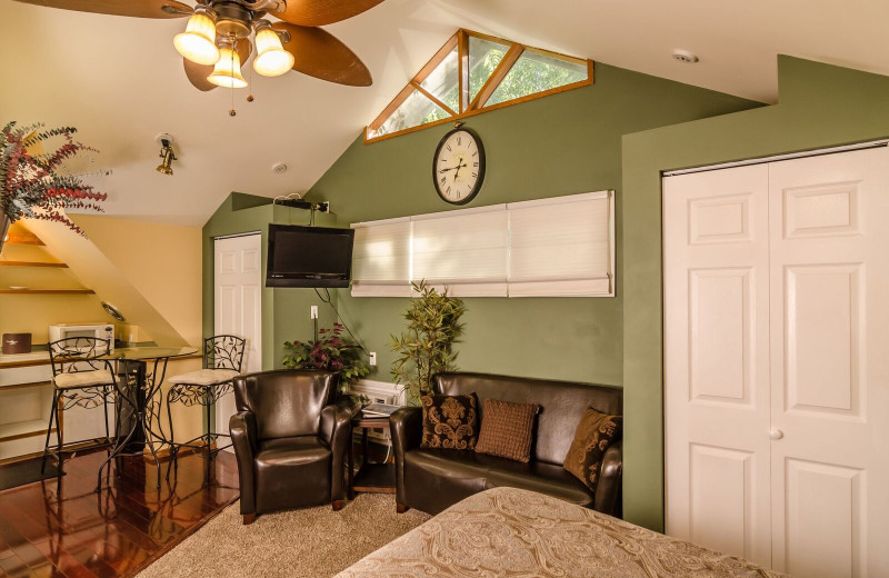 Guest room at Casablanca Inn.