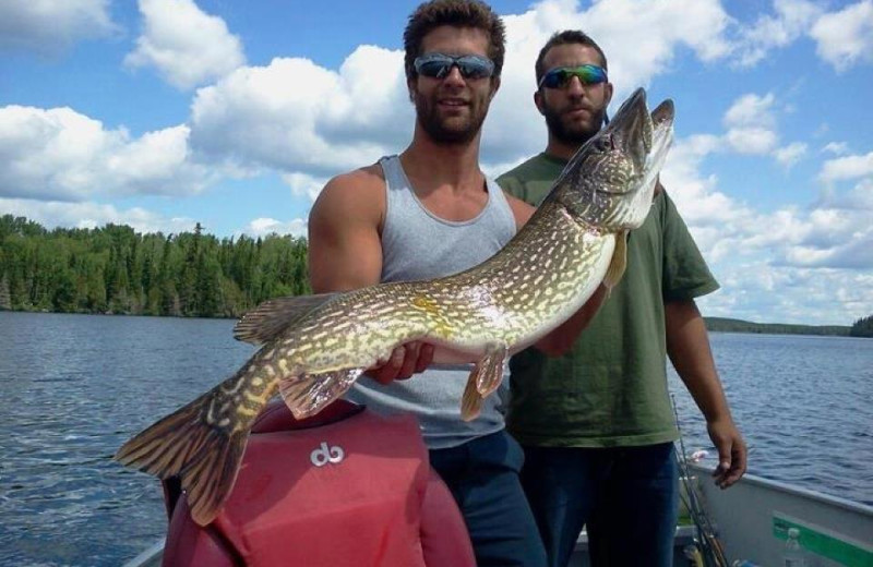 Big catch at Sandy Beach Lodge.