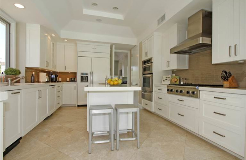 Rental kitchen at Luxury Leasing.