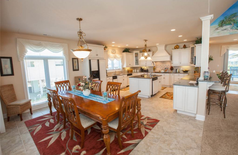 Rental kitchen at Sandbridge Realty.