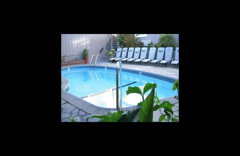 Outdoor pool at Sea View Inn at the Beach.