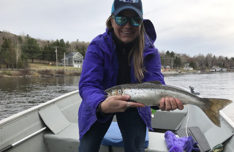 Fishing at Gray Ghost Camps.