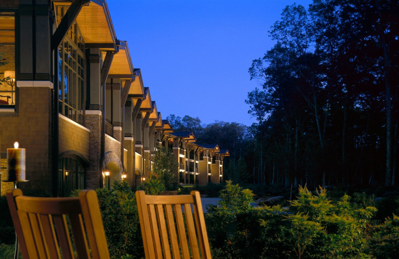 Exterior view of The Lodge at Woodloch.