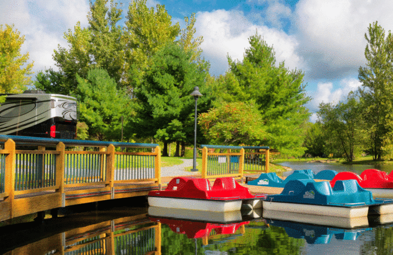 Campground at Turning Stone Resort Casino.