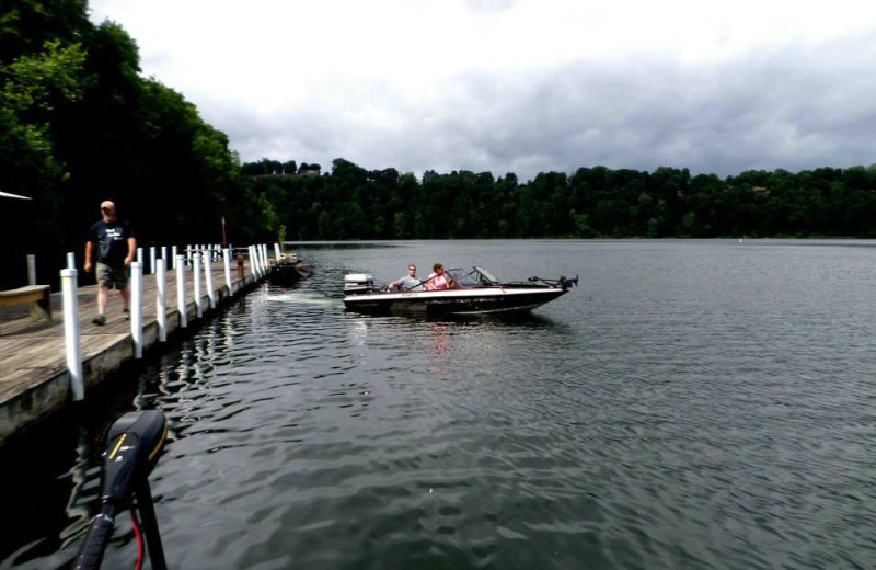 Dock at The Villager Resort.