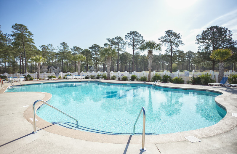 Outdoor pool at Brunswick Plantation & Golf Resort.