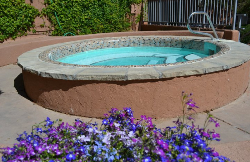 Hot tub at The Lodge at Santa Fe.