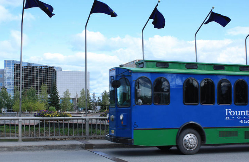 Trolly tour at Bridgewater Hotel.