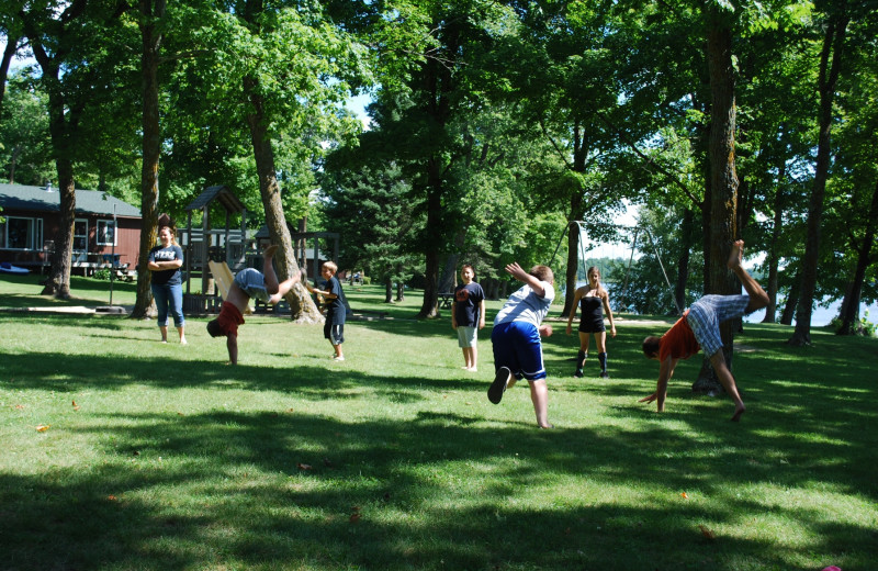 Family at Geiger's Trails End.