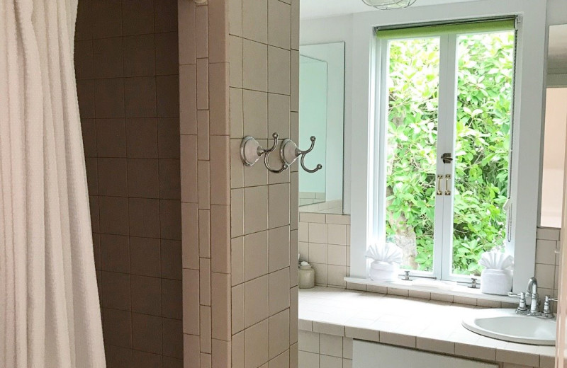 Guest bathroom at Key West Bed & Breakfast.