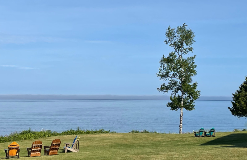 Lake view at Bay Shore Inn.