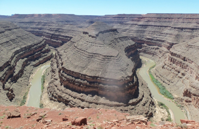 Canyon view at Canyonlands Lodging.