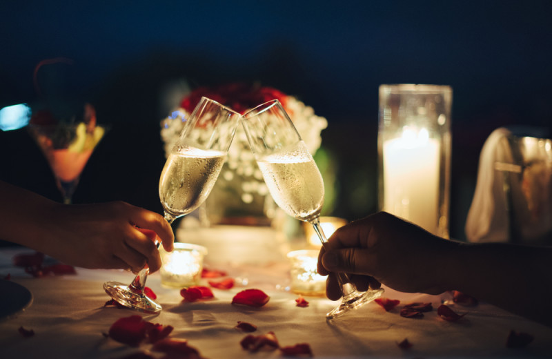 Romantic dinner at Pinnacle Inn Resort.