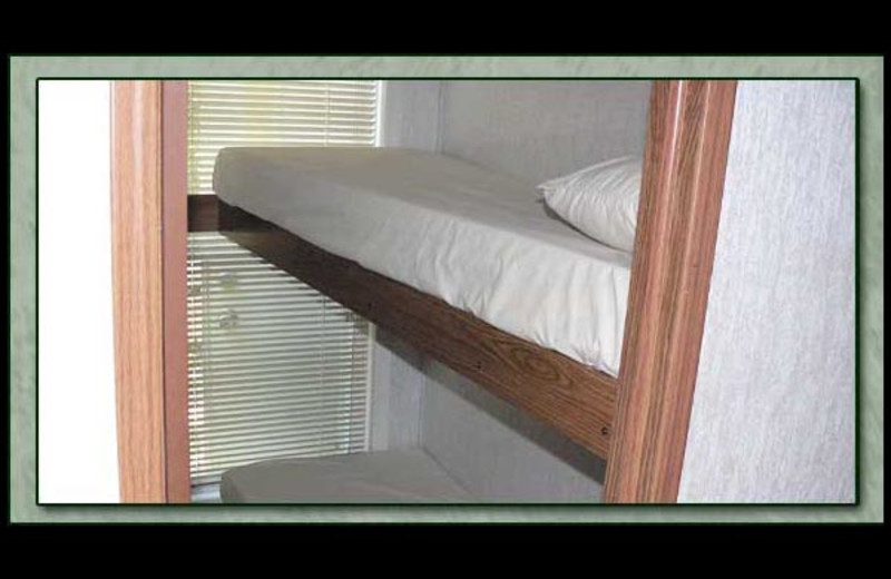 Cobra bunk bed at Wilderness Presidential Resorts.