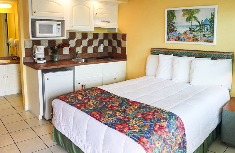 Guest room at Sea Shells Beach Club.