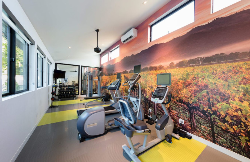 Fitness room at Best Western Plus Stevenson Manor Inn.