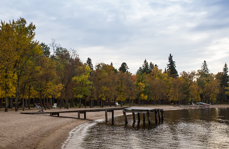 Fall colors at Nelson's Resort.