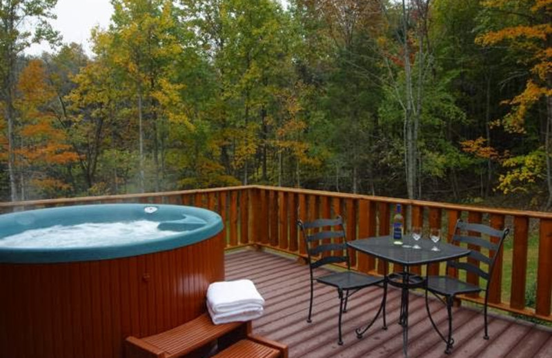 Jacuzzi at House Mountain Inn.