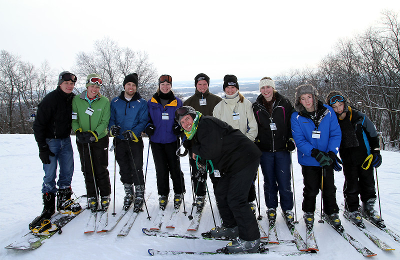 Ski group at Devils Head Resort & Convention Center.