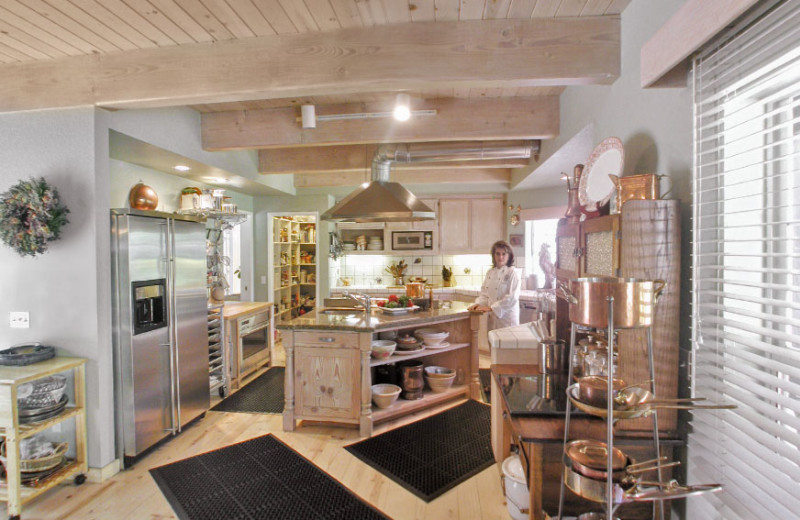 Kitchen at Casa Lana Bed & Breakfast.