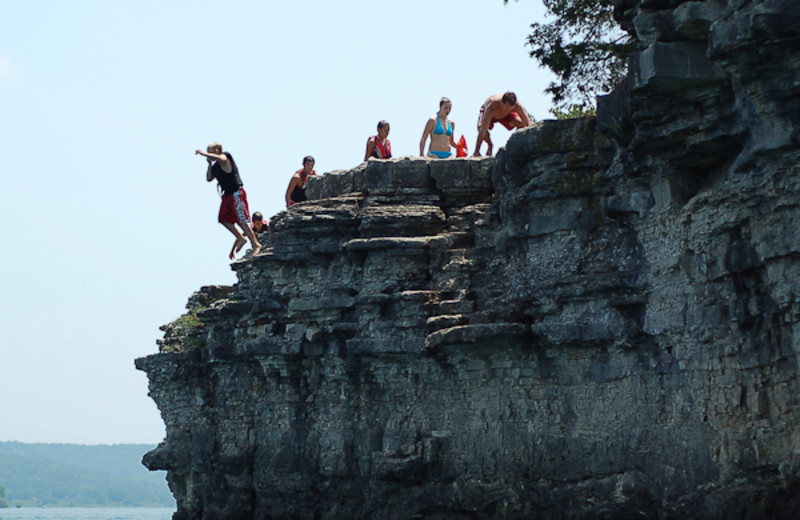 Outdoor activities at Alpine Lodge Resort.