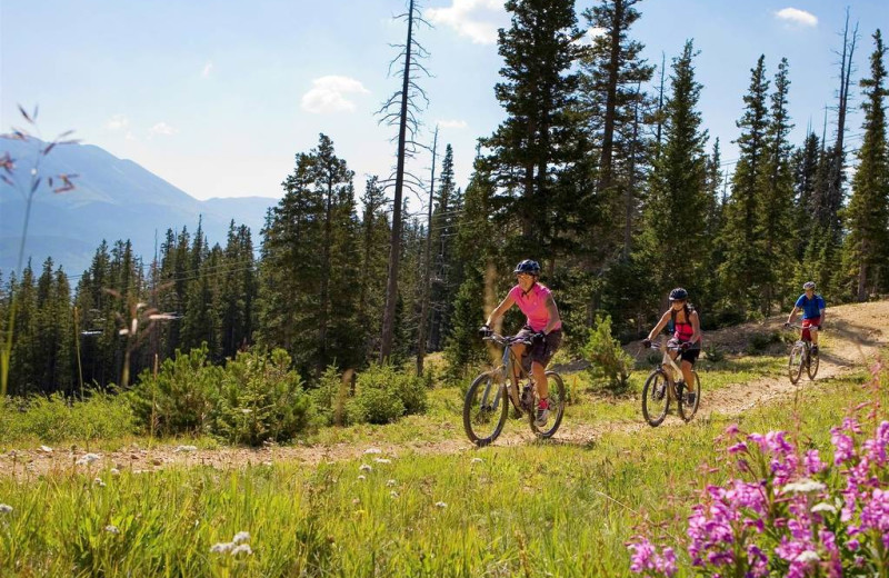Biking at Grand Timber Lodge.