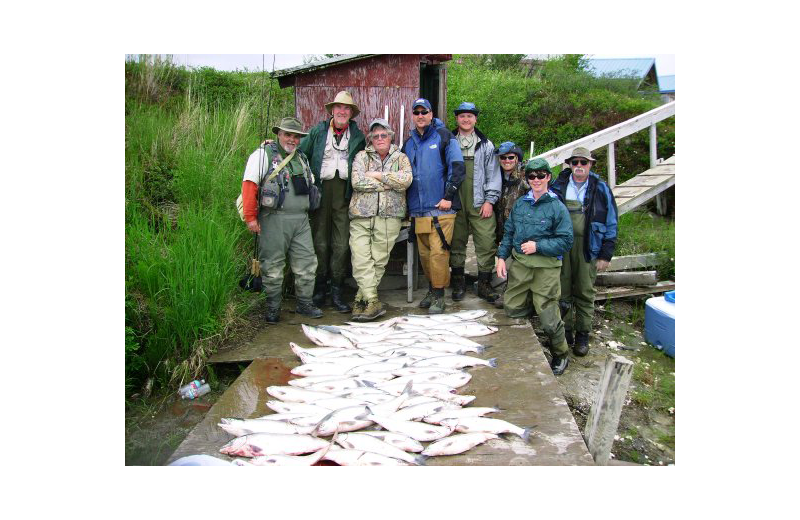 Fishing at Naknek River Camp.