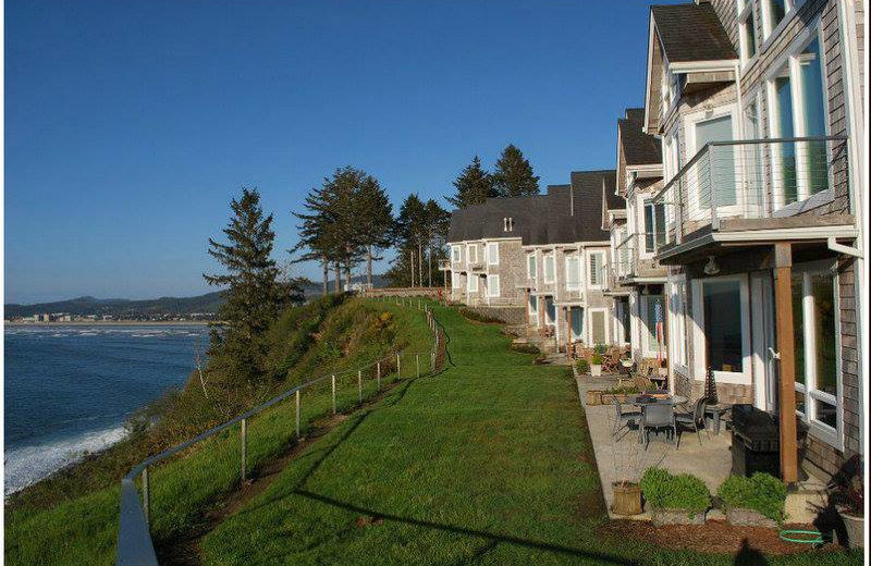 Waterfront property at Beachhouse Vacation Rentals.