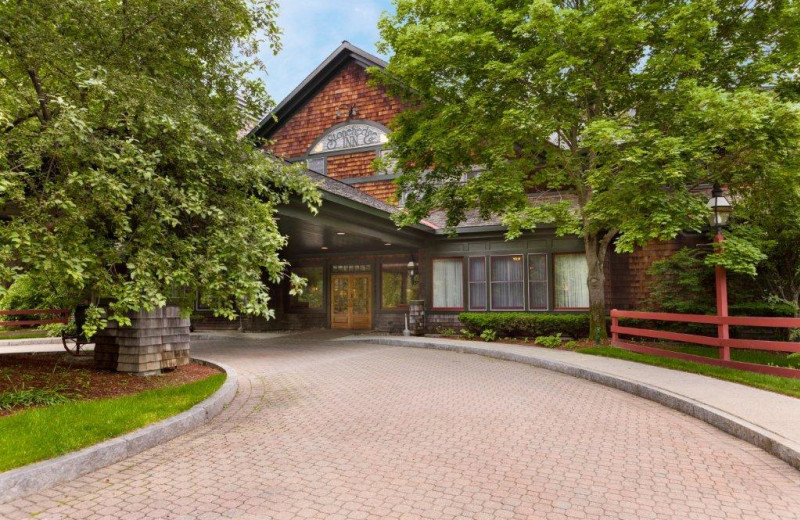 Exterior of Stonehedge Inn and Spa.