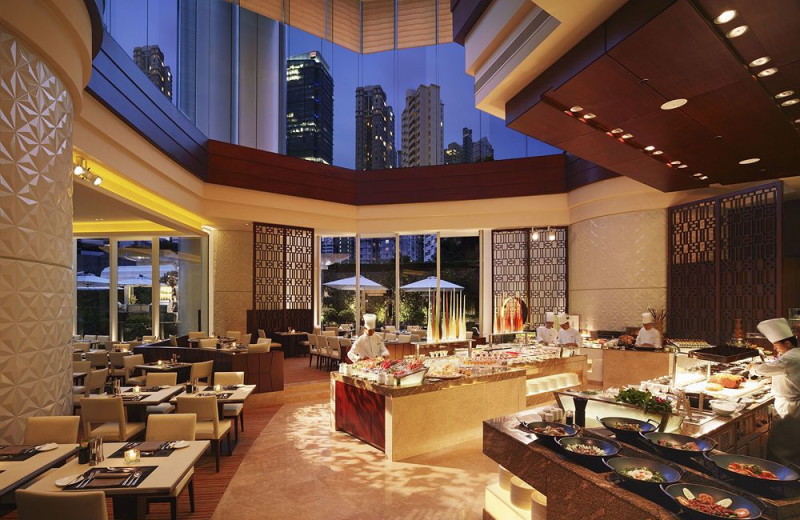 Restaurant at Conrad Hong Kong.