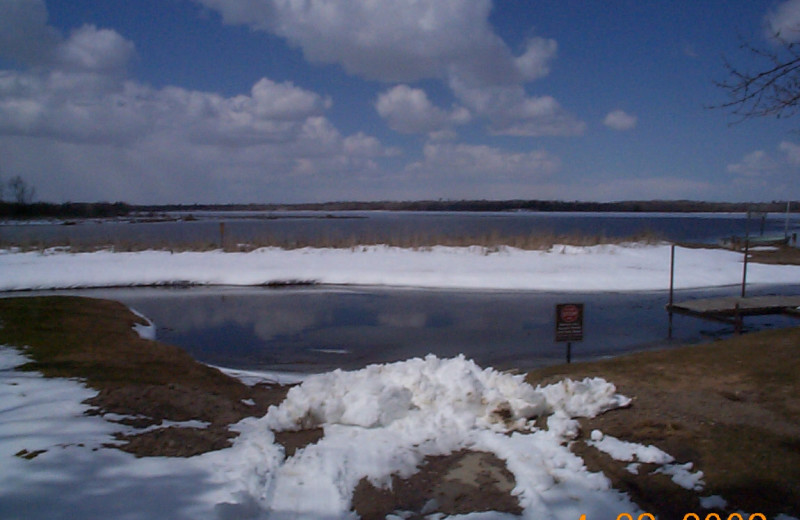 Lake view at Hide Out Resort.