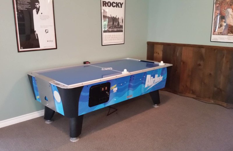 Rec room at Port Cunnington Lodge & Resort.