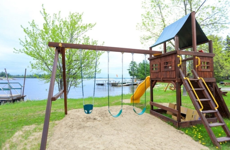 Playground at Northern Lights Resort & Outfitting.